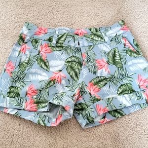 Dear John shorts, Hawaiian print pattern, size 29
